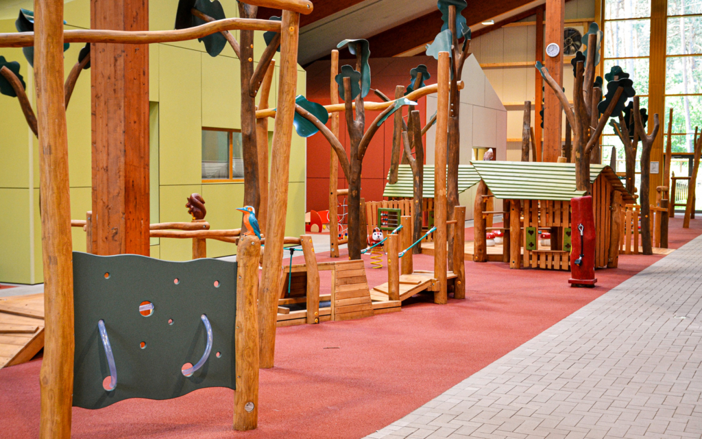 Indoorspielplatz im Wald-Kindergarten in Lingen