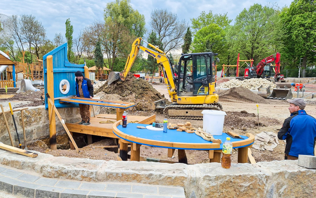 Major playground installation for Parc de Merl in Luxembourg City