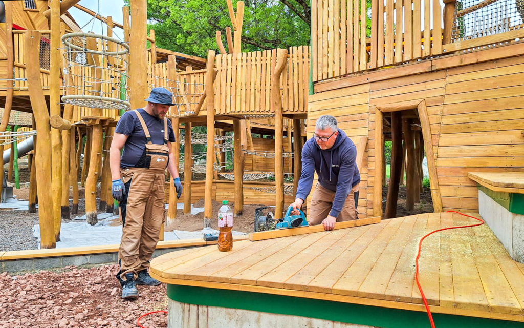 Major playground installation for Parc de Merl in Luxembourg City