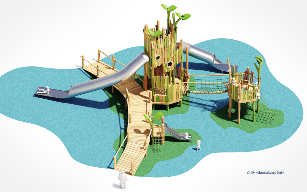 Design draft: Mangrove playground © SIK-Holz®