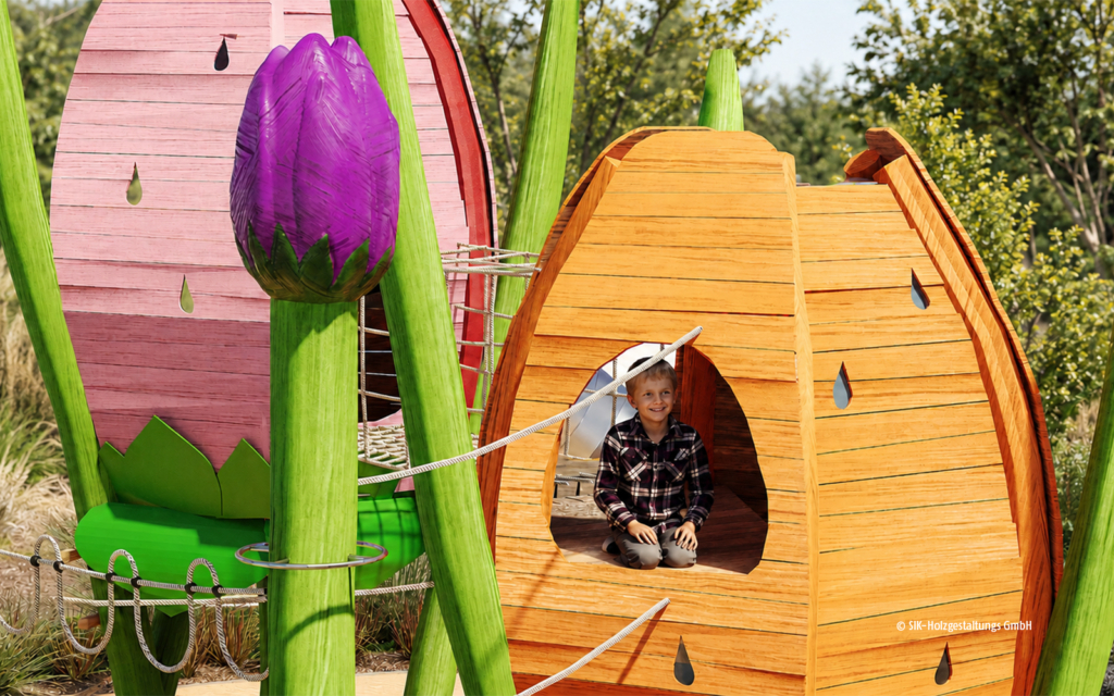 Design draft: Blossoms playground © SIK-Holz®